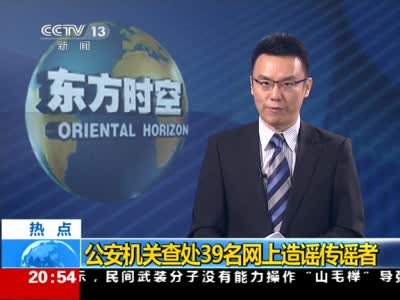 公安机关网上造谣传谣者