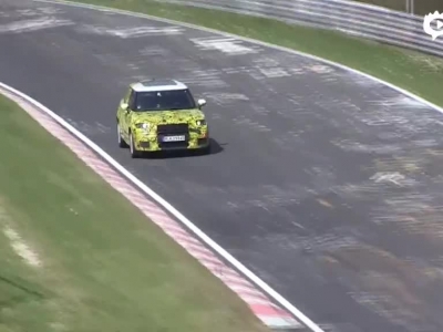 2017 MINI Countryman spy video from the Nurburgring