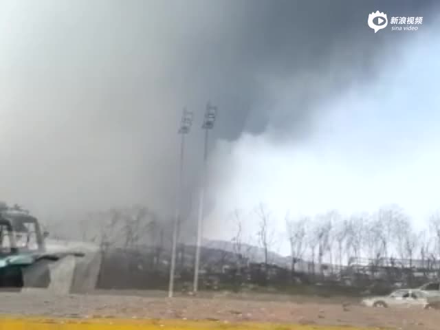 天津爆炸后如灾难大片
