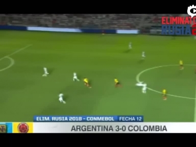 阿根廷3-0哥伦比亚
