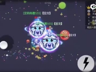 【金龙】球球大作战，（翻盘教学24）金龙的新技巧（1）                        零之启企鹅族长陈子豪ch明明裴晓峰不巧生存不朽_标清