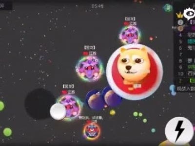 【金龙】球球大作战，（翻盘教学4）装逼使得万年船，模式1 1=技术     零之启企鹅族长陈子豪ch明明裴晓峰不巧生存不朽_标清