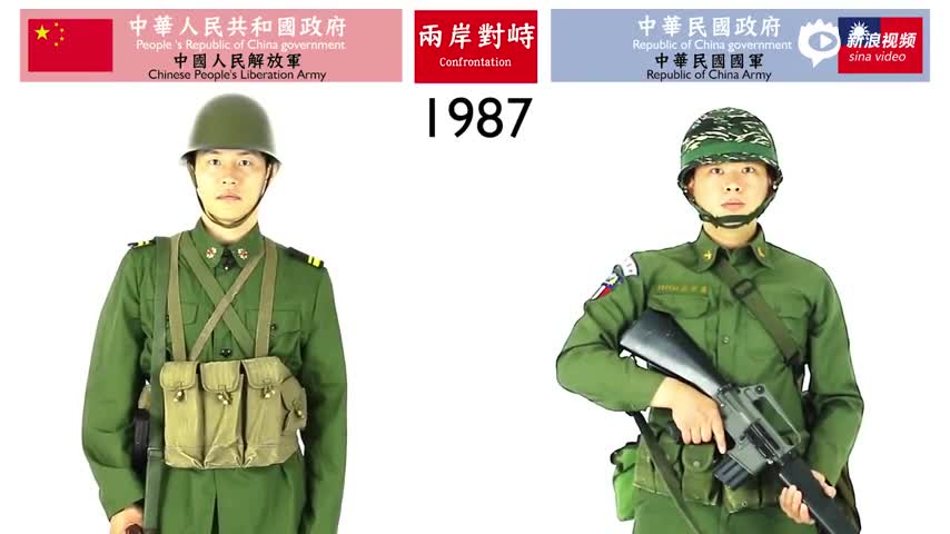 10分钟看中国百年陆军军服变迁:从民国到两岸对峙