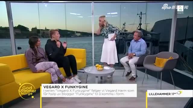 视频：挪威怀孕主持人直播时突然呕吐 男嘉宾被吓傻