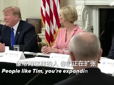 视频-嘴巴打滑了?特朗普把苹果CEO库克叫成蒂姆·苹果
