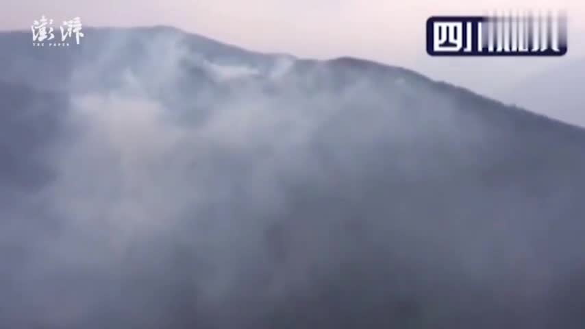视频：海拔3700米 航拍凉山木里火场全貌