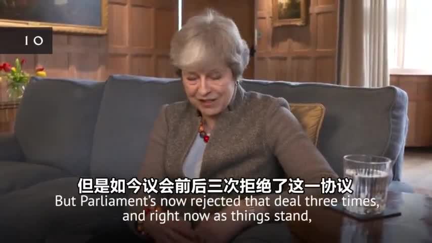 视频|英首相：脱欧只剩下两个选项 “协议脱欧”或