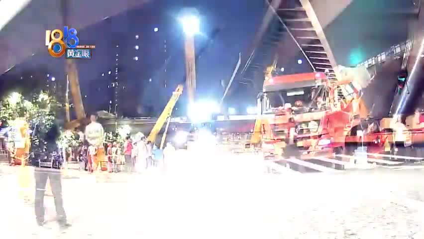 视频-杭州天桥坍塌八小时恢复通车 杭州速度全记录