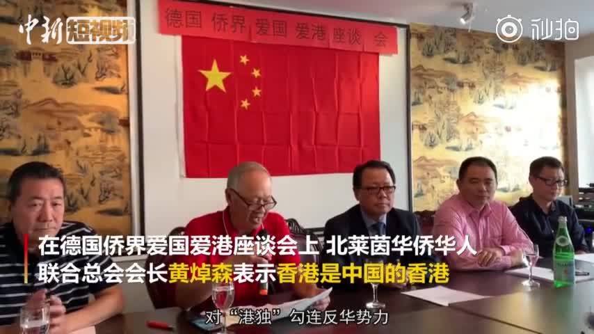视频：“香港是中国的香港” 德国侨界联合发声呼吁