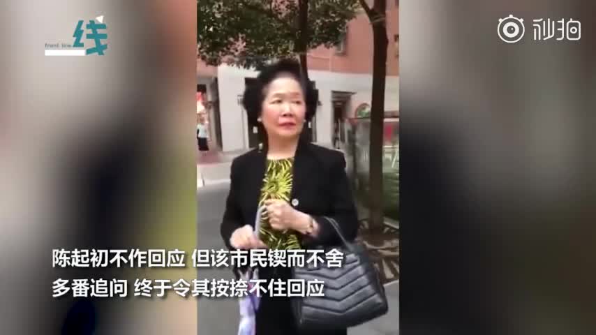 视频|陈方安生遭市民当街唾骂“汉奸走狗 卖港求荣