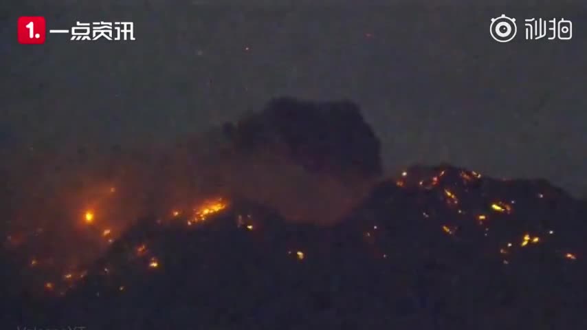 视频-台风+地震！日本鹿儿岛县樱岛的火山又喷了