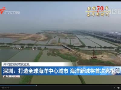 深圳：打造全球海洋中心城市 海洋新城将首次亮相海博会
