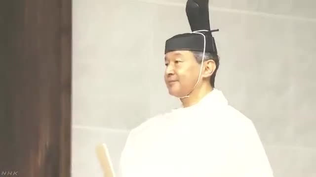 视频|日本天皇德仁即位大典前 祭拜天照大神