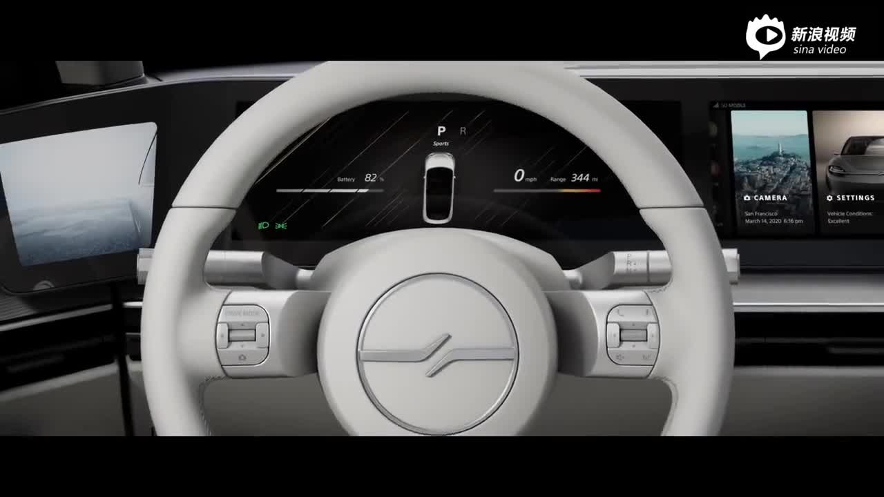 视频|索尼Vision S电动概念车