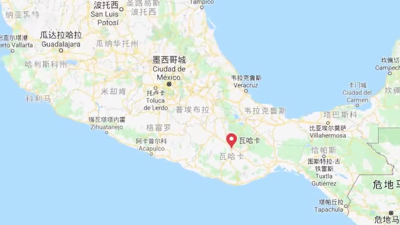 墨西哥南部发生74级地震 海啸预警满地落石