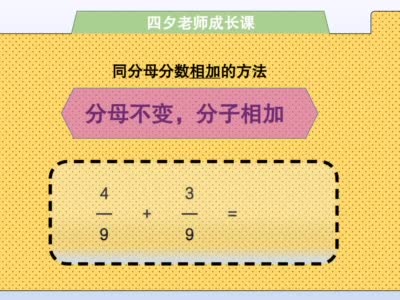 三年级数学 同分母分数相加 分母不变 分子相加 这个方法你会 数学 新浪新闻