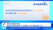 美国欠联合国近11亿美元会费 占欠缴总额73%
