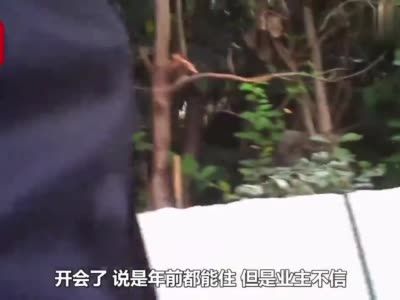 郑州一烂尾楼业主苦等7年无法进户