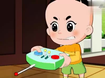 大头儿子想吃冰淇淋,爸爸提出集小红花换冰淇淋,大头爱上了帮忙
