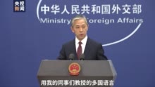 外交部发言人用11国语言 祝福大家新年快乐