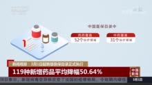 119种新增药品平均降幅50.64% 创新药品纳入医保时间不断提速