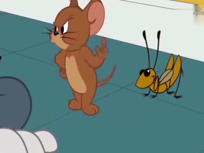 猫和老鼠汤姆抓蟋蟀居然被柜子砸倒了看着好逗啊