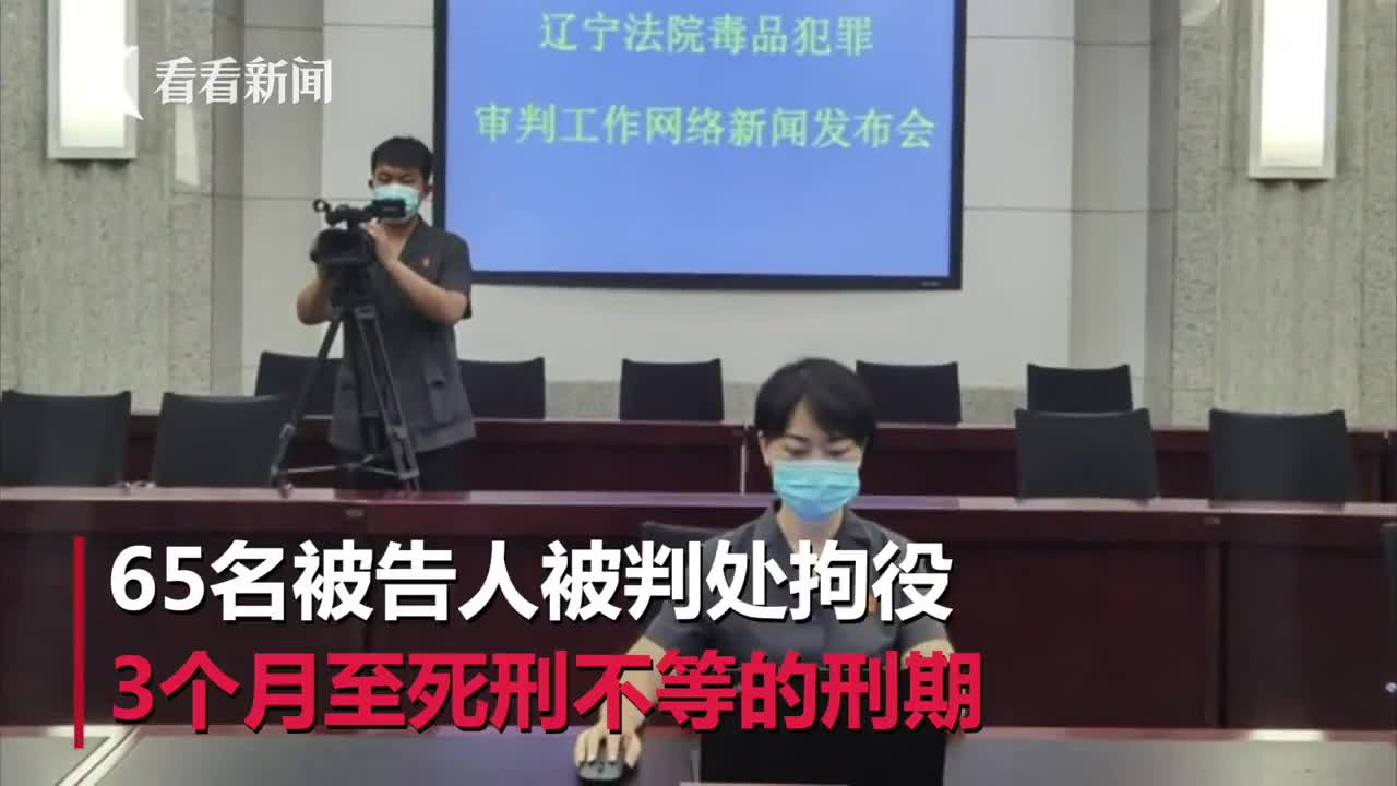 辽宁省共有沈阳,大连,鞍山等10个地区20家法院集中宣判35件毒品案件