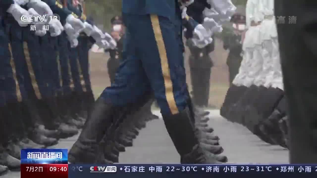 这就是中国排面 迎风40秒不眨眼的国旗护卫队 仪仗大队 中国人民解放军 这就是中国 新浪新闻
