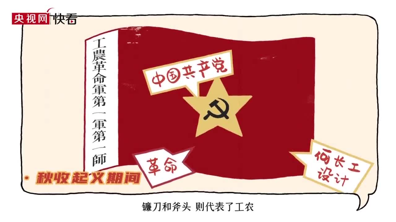 党旗标志画法图片