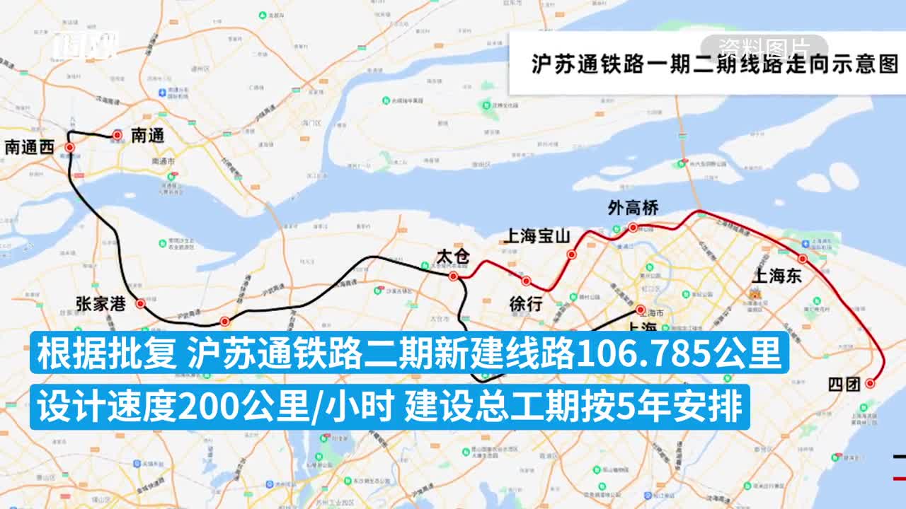 滬蘇通鐵路二期獲批將成為第一個接入浦東國際機場的鐵路