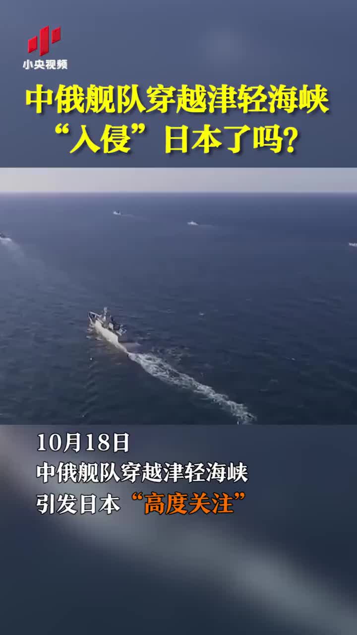 中俄舰队穿越津轻海峡 日本为何无可奈何?